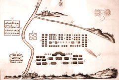Battaglia di Canne, 216 a.C. - Schieramenti degli eserciti e in alto Kannae