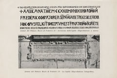 Iscrizione prima presente sul palatium di Federico II