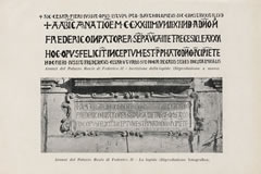 Iscrizione prima presente sul palatium di Federico II Iscrizione prima presente sul palatium di Federico II
