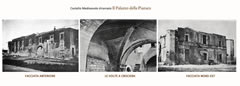 Foto d'epoca – Palazzo della Pianara, volte a crociera della corte interna – Per concessione: Amaraterra.blogspot.it