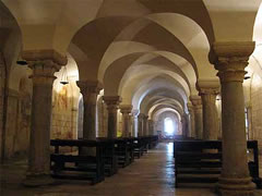 Cattedrale di Trani - Chiesa inferiore, navata centrale
