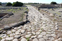Area archeologica di Egnazia: tracciato della Via Traiana – Fasano, Brindisi, IT
