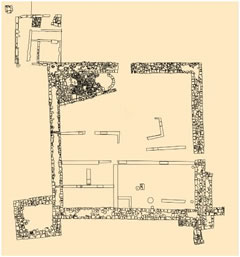 Pianta del castrum bizantino di Egnatia in relazione alle evidenze di scavo – Egnazia, Fasano di Brindisi IT