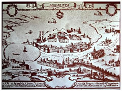 G.B.Pacichelli – Stampa della città di Molfetta, 1703