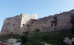 Vieste – Bastione del Castello Normanno costruito da Federico II Vieste – Bastione del Castello Normanno costruito da Federico II