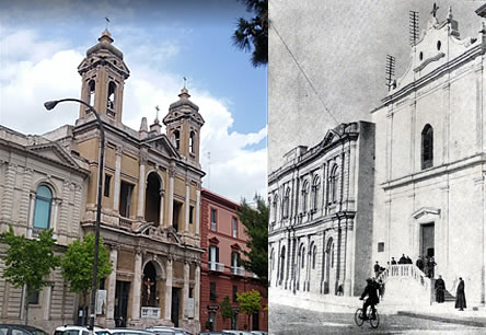 Foto fine Ottocento – Chiesa di San Pasquale Baylon e Convento degli Alcantarini